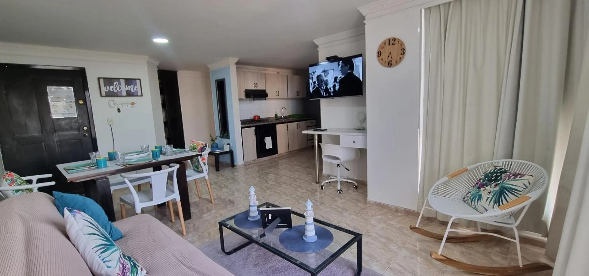 Apartamento Con Piscina Cerca Al Mar Amoblado Rodadero Sur Gaira Apartment